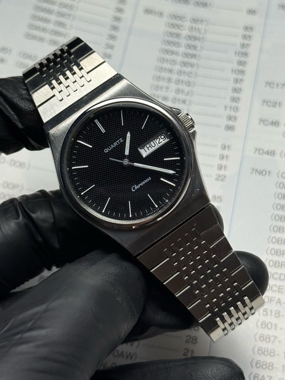 Vintage 1986 Seiko Chronos 8123-7090 Men’s Watch - Very Good Condition